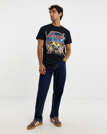 Led Zepplin Graphic Band T-Shirt - Black