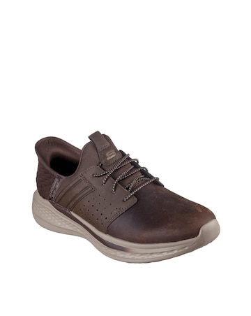 Skechers Slip-ins Slade Zachary Trainer - Brown