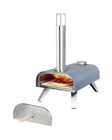 George Foreman Wood Pellet Pizza Oven with Paddle and Carry Bag