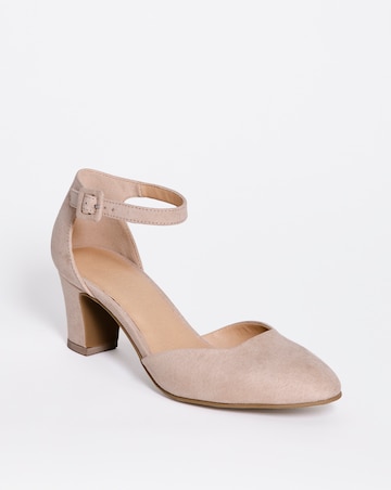 Rosemary Heeled Shoe with Ankle Strap - Extra Wide fit (EEE)