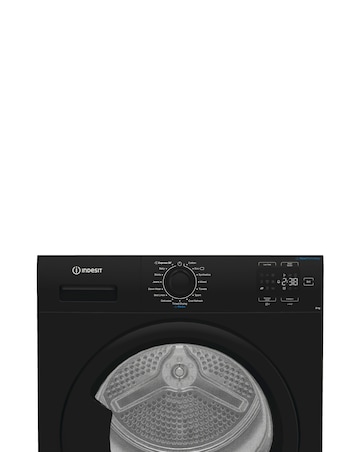 Indesit C YSD 82D BB UK 8kg Heat Pump Tumble Dryer Black + Install