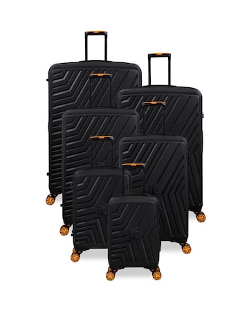 IT Luggage Convertible 6pc Suitcase Set with Removable Wheels