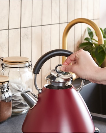 Morphy Richards Accents Pyramid Kettle & Toaster Rhubarb