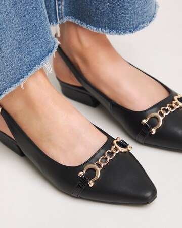 Susanna Slingback Shoe With Trim - Extra Wide Fit (EEE)