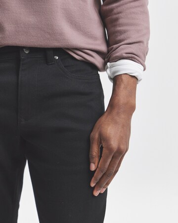 Union Black Slim Fit Gabardine Jeans