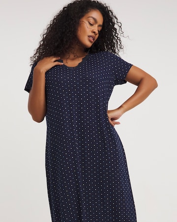Pretty Secrets Cool Stretch Lace Midi Nightie