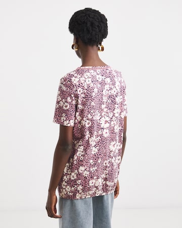 Bubble Hem Short Sleeve Top