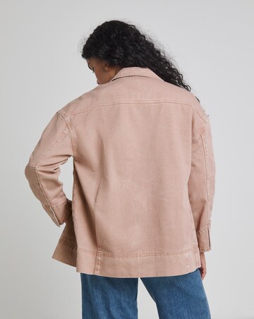 Ballet Pink Denim Workwear Jacket