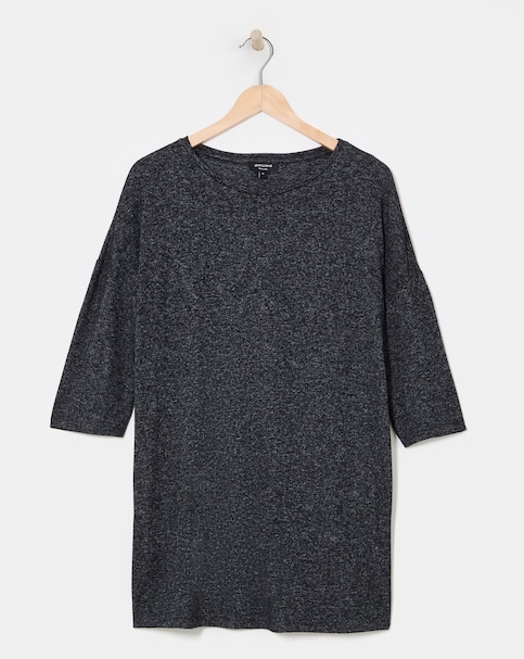 Soft Touch Pocket Longline Top