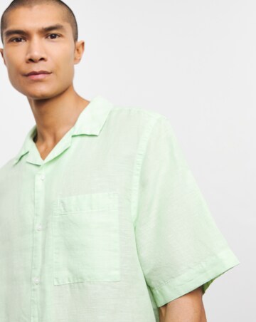 Calvin Klein Short Sleeve Linen Shirt