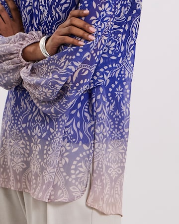 Joanna Hope Ombre Printed Blouse