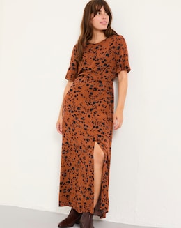 Fatface Winona Animal Midi Dress