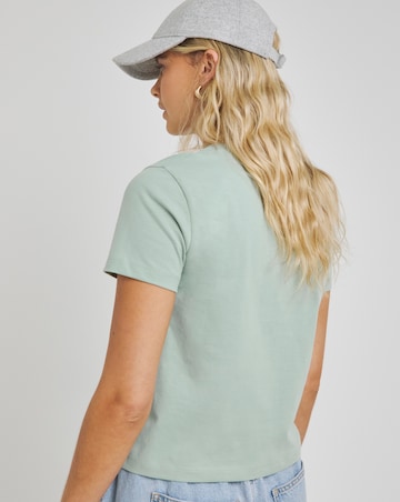 Calvin Klein Jeans Woven Label Peached Baby Tee