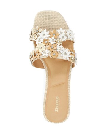 Dune Loupe Embellished Leather Sandals - Standard Fit (D)