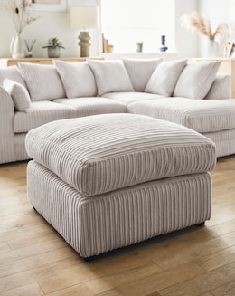 Ferguson Jumbo Cord Footstool