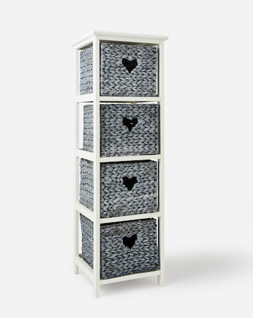 Hyacinth Hearts 4 Drawer Tall unit
