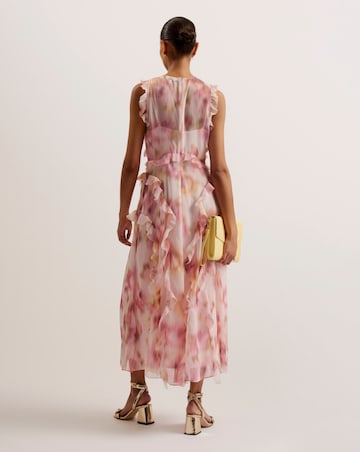 Ted Baker Hisako Cross Front Pleated Dress