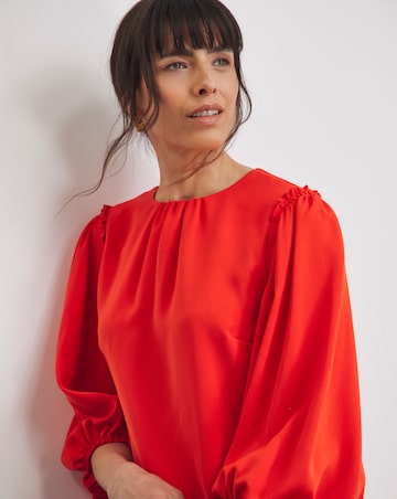 Joanna Hope Ballon Sleeve Shift Dress
