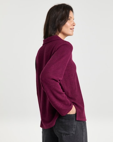 Soft Touch Collared Top