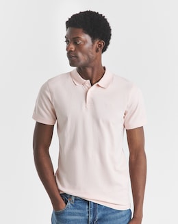 Levi's Short Sleeve Slim Housemark Polo - Pink