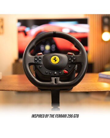 Thrustmaster T98 Ferrari GTB Racing Wheel and Pedal Set for PS5 / PS4 / PC