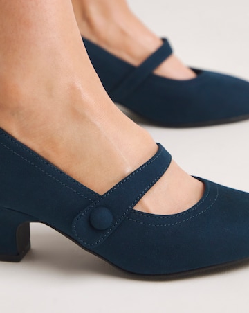 Vallie Mary Jane Heeled Shoe Extra Wide EEE Fit