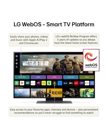 LG 55QNED87T6B 55in QNED NanoCell 4K Ultra HD HDR Smart TV