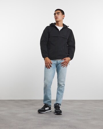 Black Lightweight Overhead Jacket