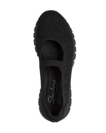 Skechers Black Graceful Slip On Mary Janes Shoes - Standard Fit (D)