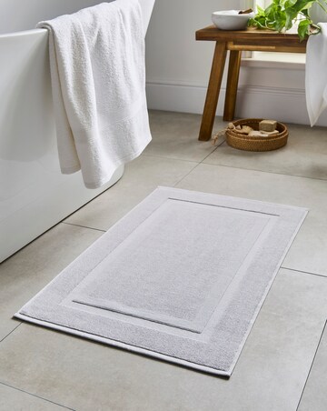 EGYPTIAN COTTON BATHMAT - Silver Grey