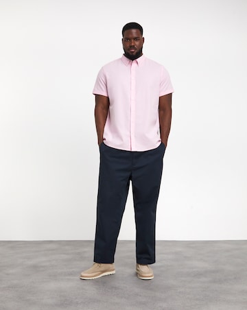 Short Sleeve Oxford Shirt Long Length