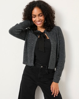 Fatface Jasmin Tie Front Cardigan