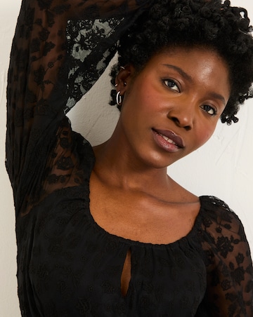 Fatface Maude Lace Midi Dress