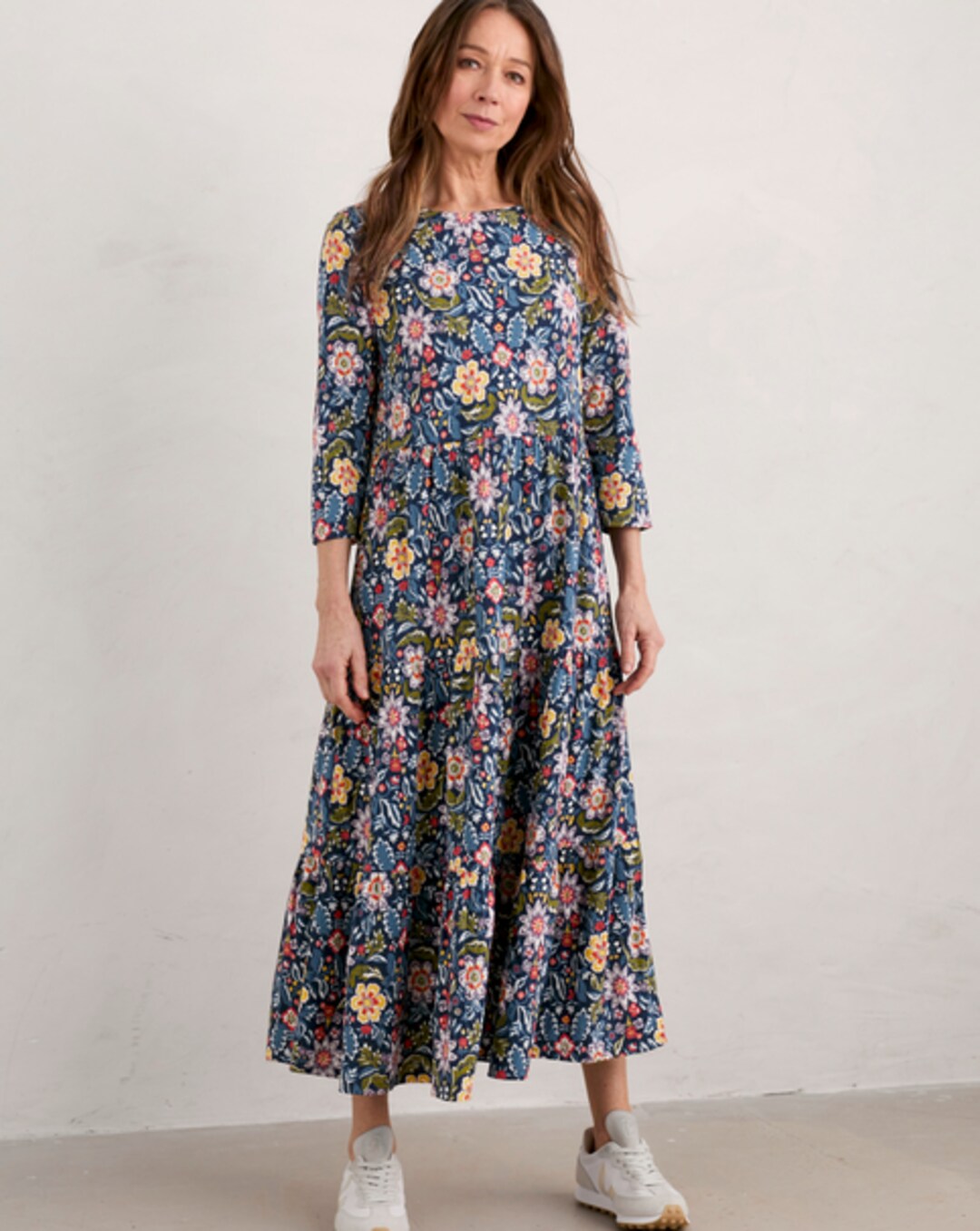 Seasalt Cornwall Line Strokes Dress Woodland | Ambrose Wilson