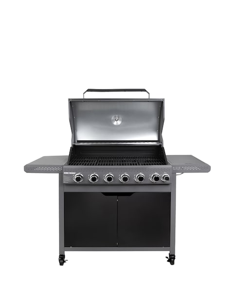 George Foreman 6+1 Burner Gas BBQ with Side Burner