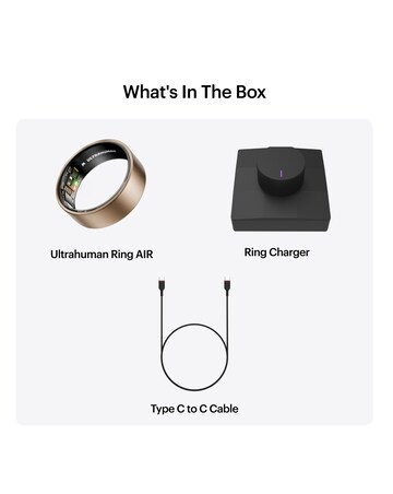 Ultrahuman Ring AIR Bluetooth Smart Ring - Brushed Rose Gold - Size 7