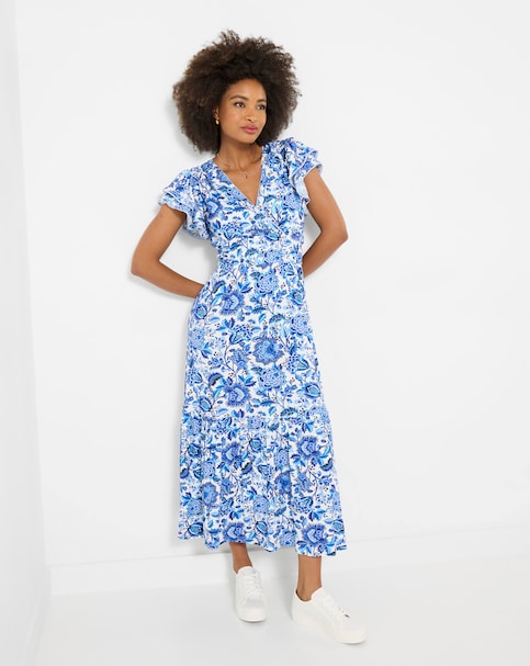 Joe Browns Santorini Floral Jersey Maxi Dress