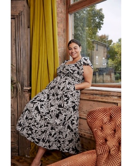 FatFace Dahlia Botanical Midi Dress