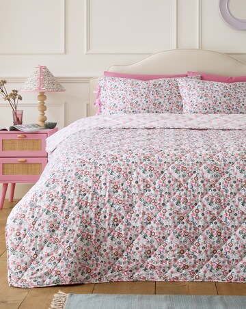 Cath Kidston Pearly Queen Ditsy 100% Cotton Bedspread