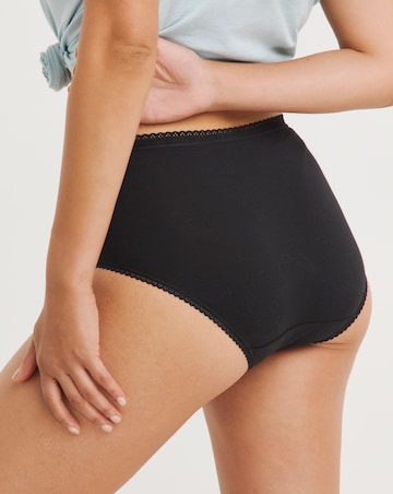 Playtex 2Pack Cotton Midi Knickers Black