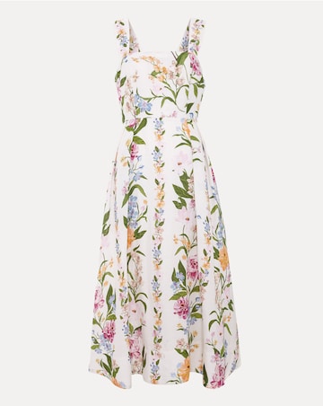 Phase Eight Lucia Linen Printed Hero Dress