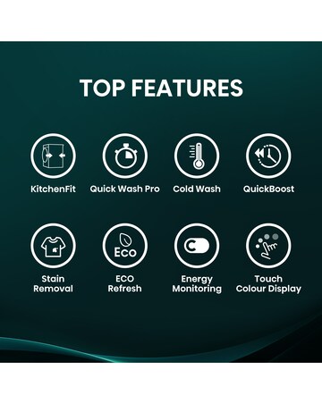 Hisense KitchenFit 5i Series WF5I9043BWFS 9kg Washing Machine - White