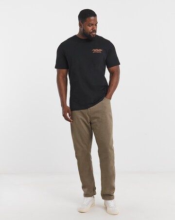 Jack & Jones Botaniq Back Graphic T-Shirt - Black
