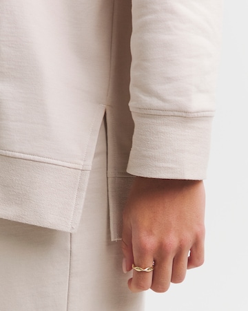 Simply Be Stone Oversized Hoodie