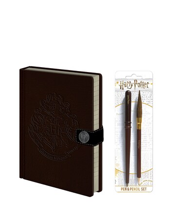 Harry Potter Stationery Set (Pen, Pencil & Notebook)
