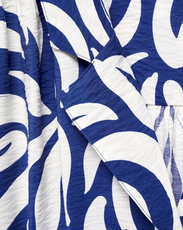 Mango Bow Shirt Midi Dress