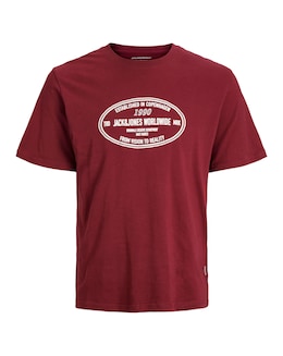 Jack &amp; Jones York Logo T-Shirt - Red