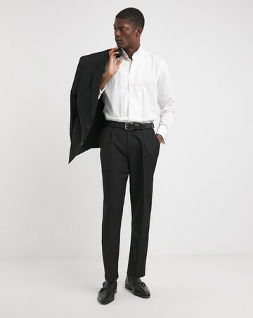 White Poplin Wing Collar Dinner Shirt