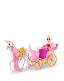 Sparkle Girlz 10.5-inch Princess Doll with Unicorn &amp; Carriage