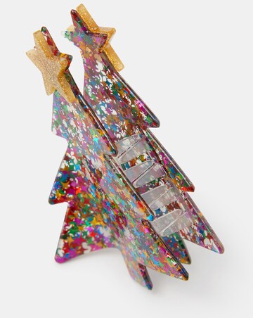 Accessorize Christmas Tree Claw Clip